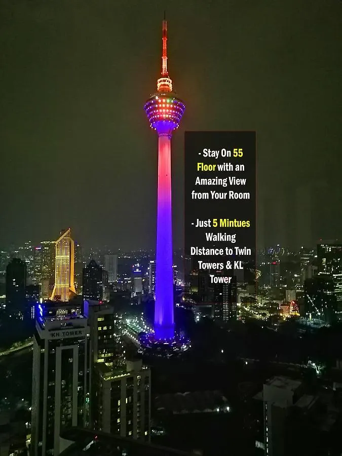 アパート クアラルンプールイエマラ スイーツ アット ボルテックス Klccアパートメント